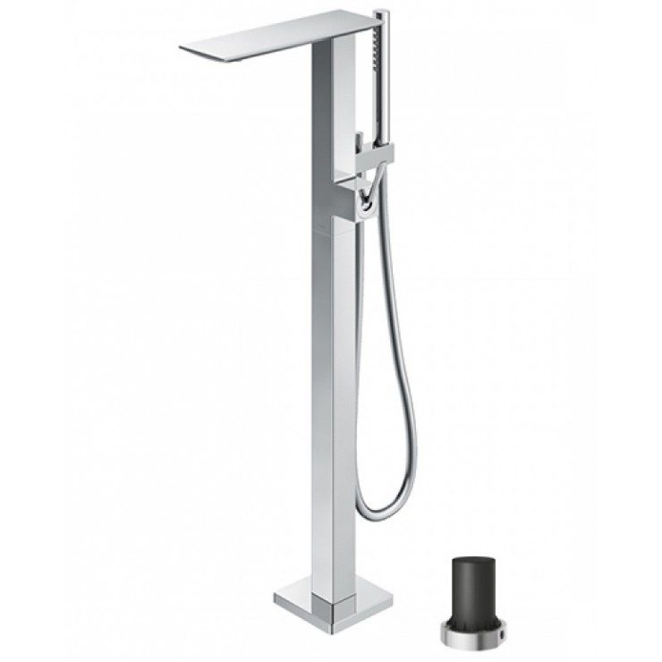 Vòi xả bồn tắm TOTO TBP02303AA/TBN01105B đặt sàn nóng lạnh (kèm đế)