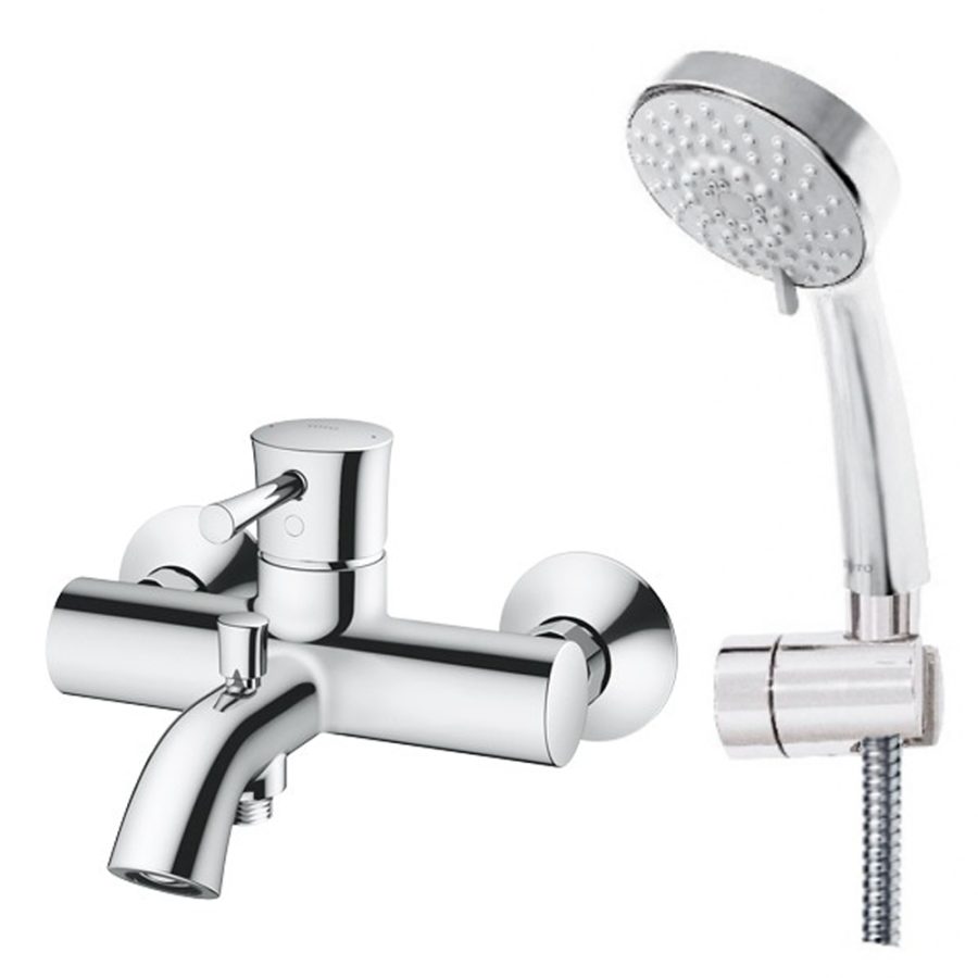 Bộ sen tắm TOTO TBS02302V/DGH108ZR nóng lạnh (5 chế độ)