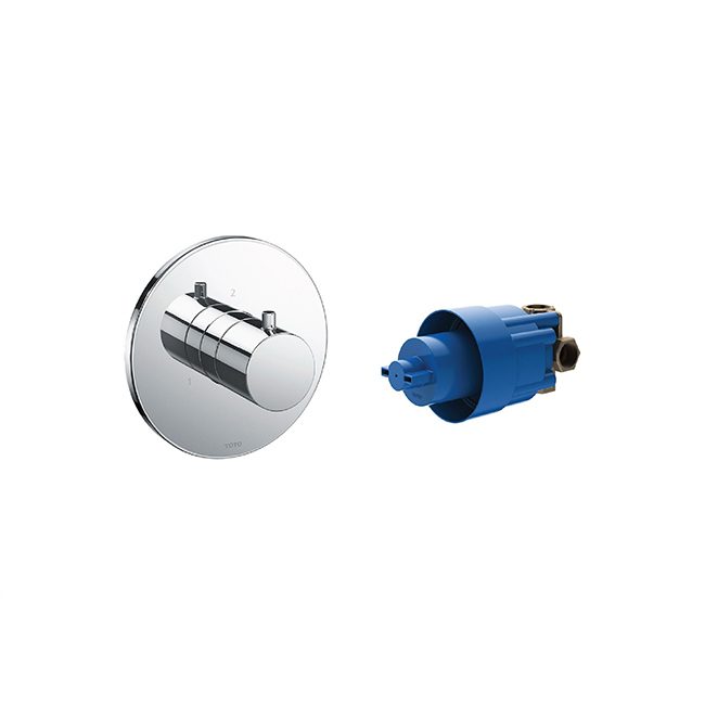 Van chuyển hướng TOTO TBV01103B/TBN01102B 2 đường nước kèm phụ kiện âm tường