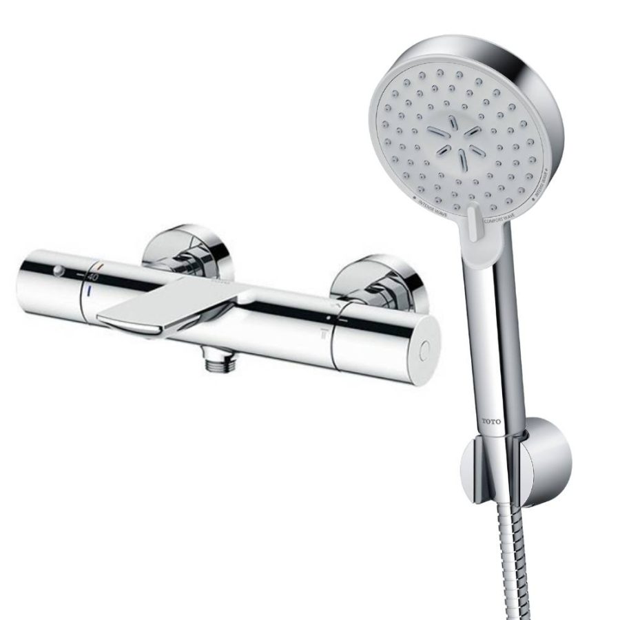 Bộ sen tắm TOTO TBV01402BA/TBW07009A nhiệt độ (3 chế độ)