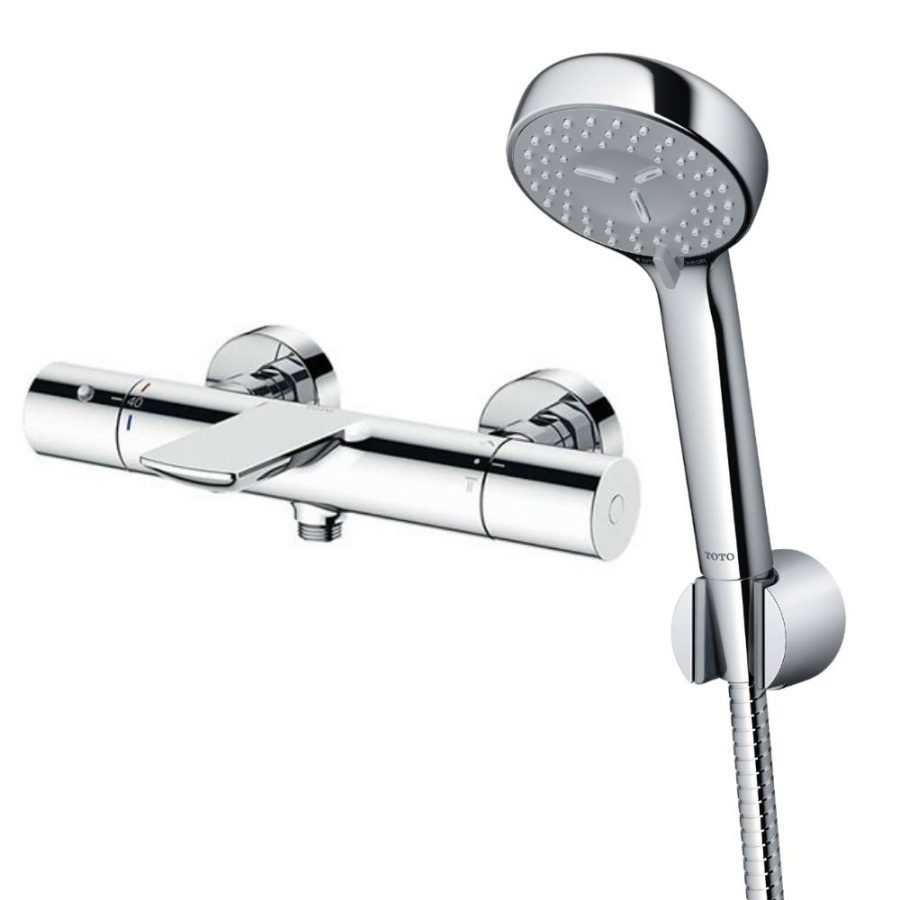Bộ sen tắm TOTO TBV01402BA/TBW07012A nhiệt độ (2 chế độ)