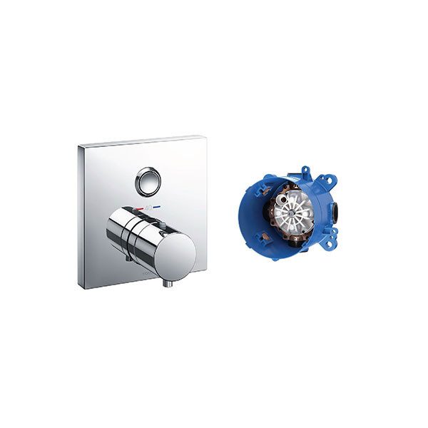 Van điều chỉnh TOTO TBV02405B/TBN01001B nhiệt độ kèm van dừng và phụ kiện âm tường