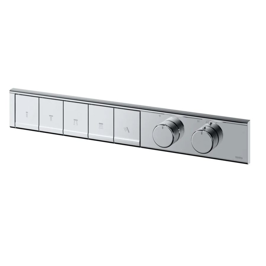 Bảng điều khiển nhiệt độ TOTO TBV11150A kèm nút chuyển hướng 5 đường nước