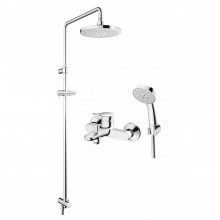 Hình ảnh thực tế Sen cây tắm đứng nóng lạnh bằng đồng Kanly GCS19