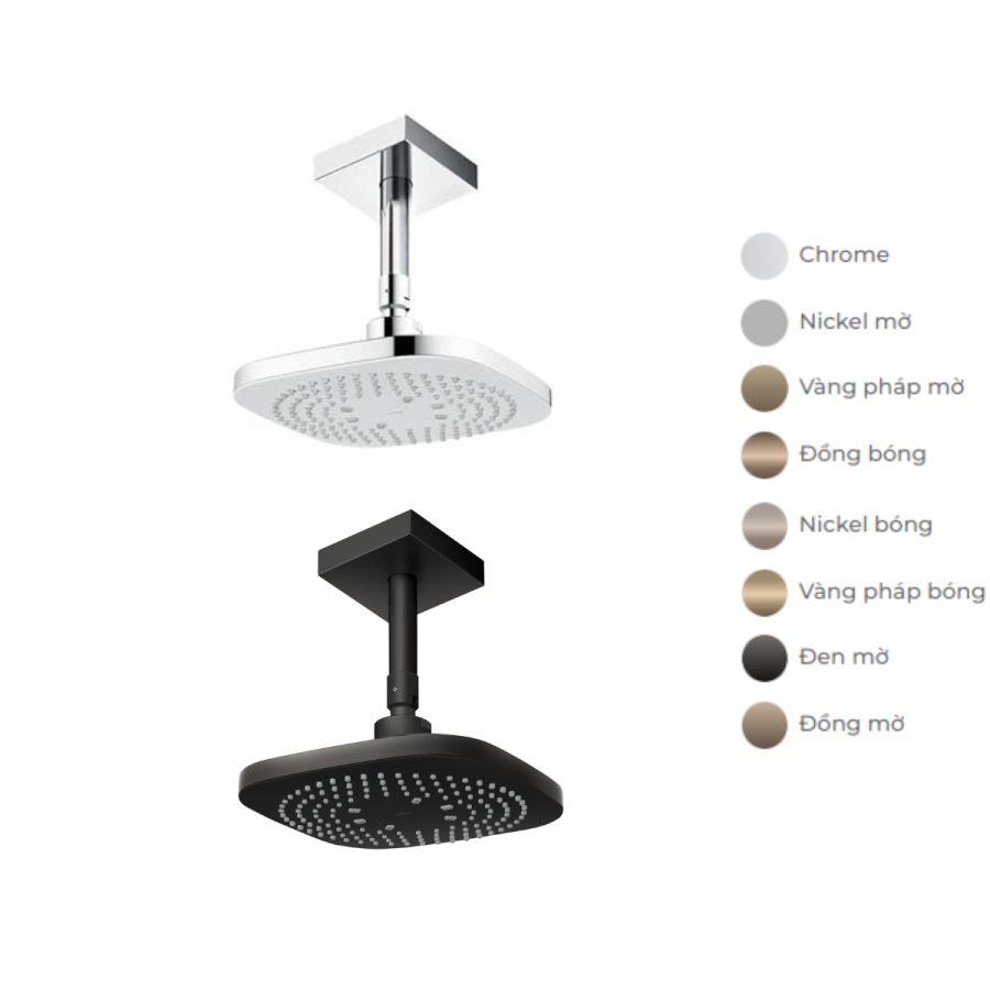 Bát sen tắm gắn trần TOTO TBW02003B1A (vuông, 210mm)