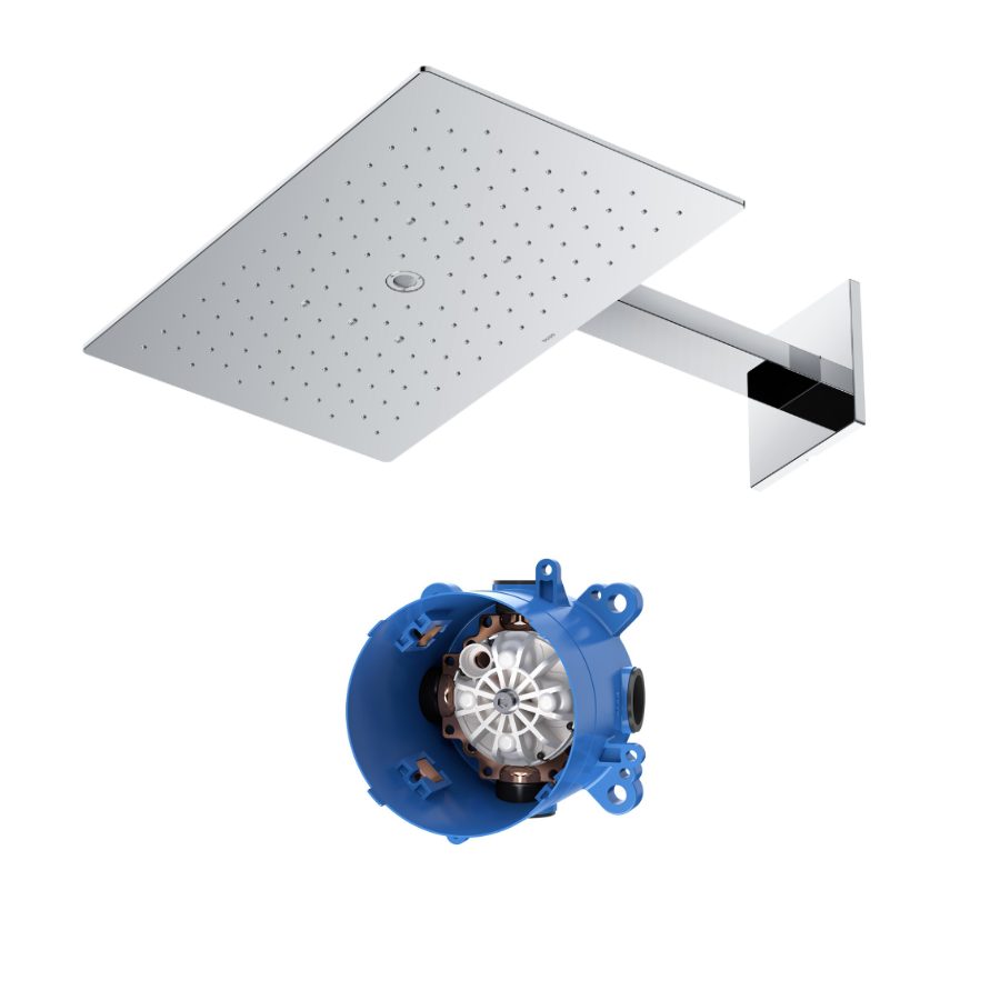 Bát sen tắm TOTO TBW08004A/TBN01002B (2 chế độ, Z Series) gắn tường kèm van âm