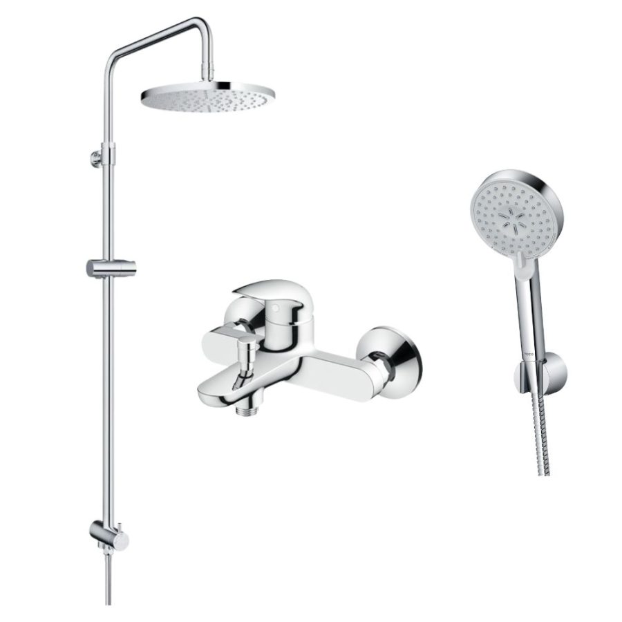 Bộ sen cây nóng lạnh TOTO TBW13020V/TBS03302V/TBW07009A
