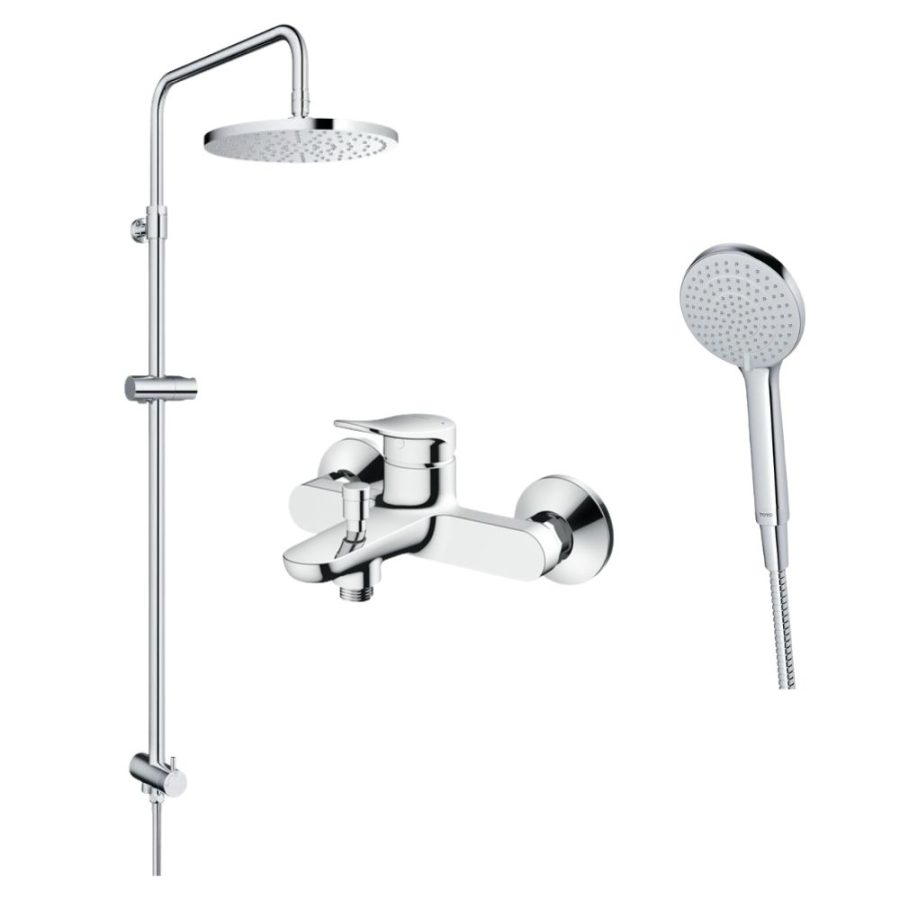 Bộ sen cây nóng lạnh TOTO TBW13020V/TBS04302V/TBW09010V
