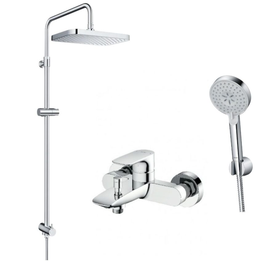 Bộ sen cây nóng lạnh TOTO TBW13040V/TBG04302VA/TBW07009A
