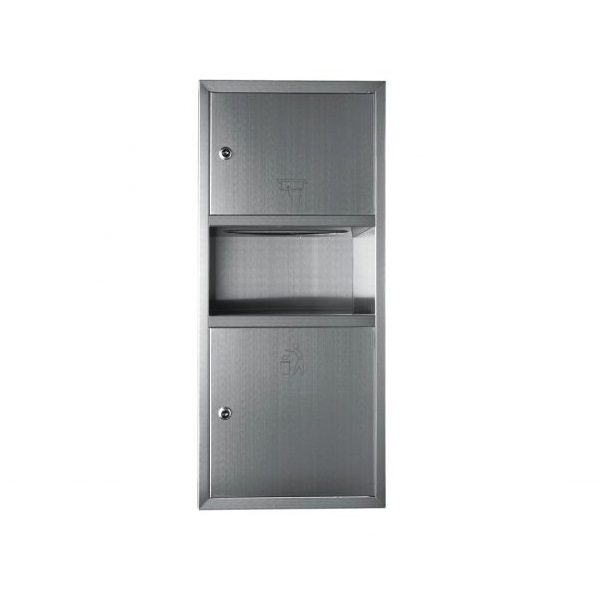 Hộp giấy vệ sinh âm tường inox 304 ATMOR TD-8332S (TD8332S)