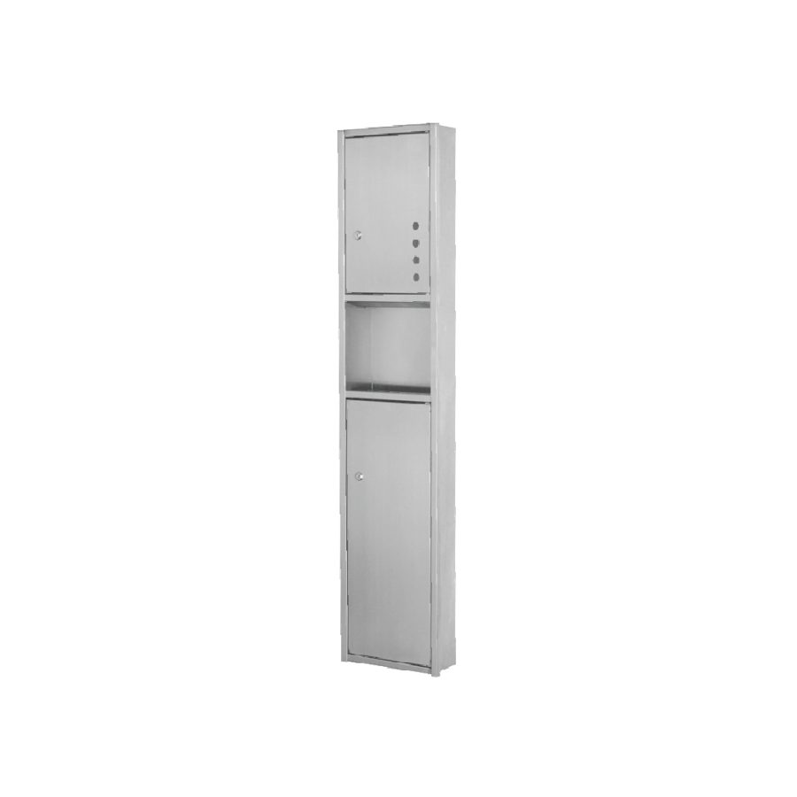 Hộp giấy vệ sinh âm tường inox 304 ATMOR TD-8334S (TD8334S)