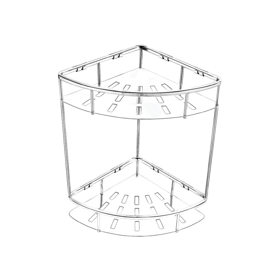 Kệ inox tấm gốc đôi inox 304 Tovashu TG2