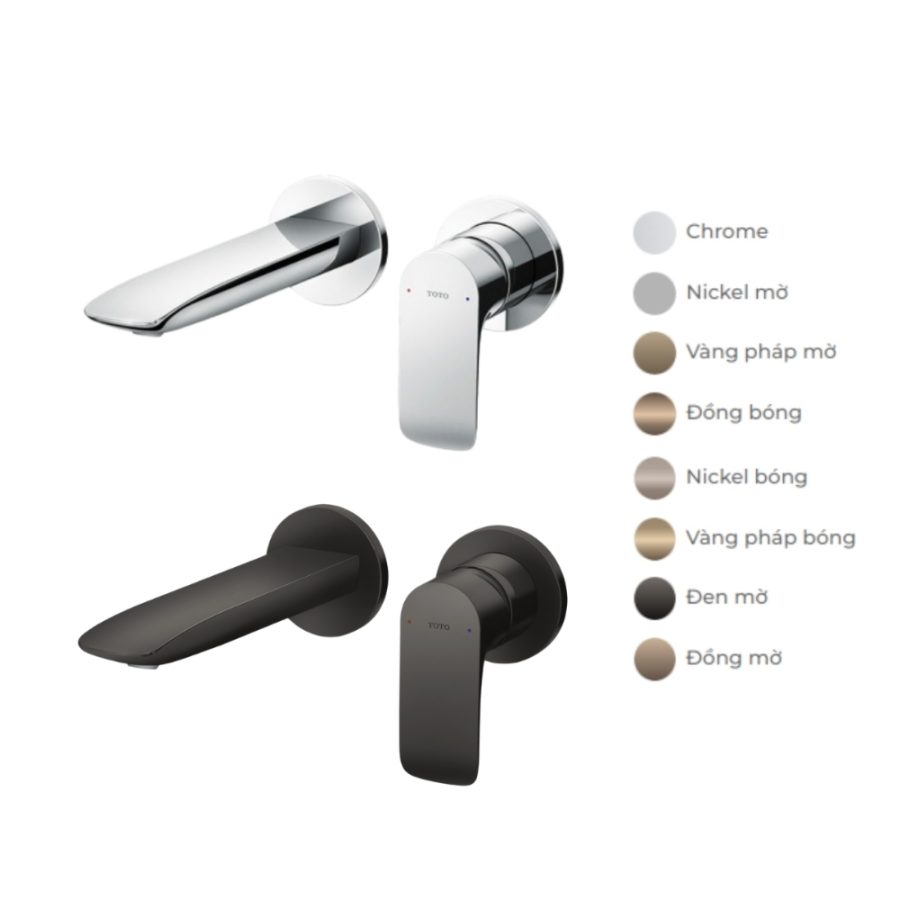 Vòi lavabo nóng lạnh gắn tường TOTO TLG04309BB GA Series