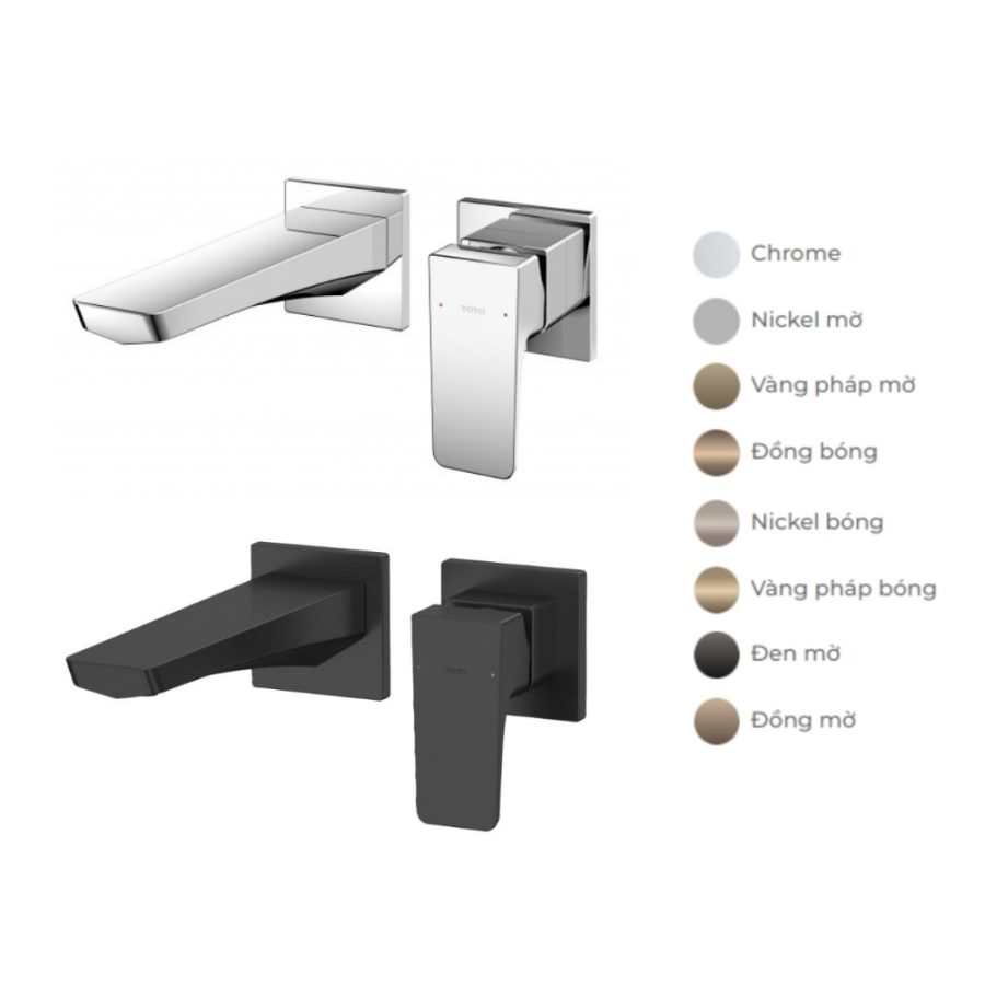Vòi lavabo nóng lạnh gắn tường TOTO TLG07307BB (TLG07307B) GE Series