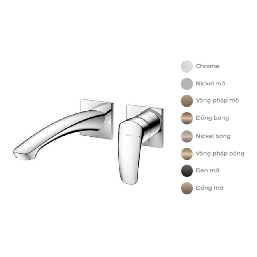 Vòi lavabo nóng lạnh gắn tường TOTO TLG09308BB GM Series