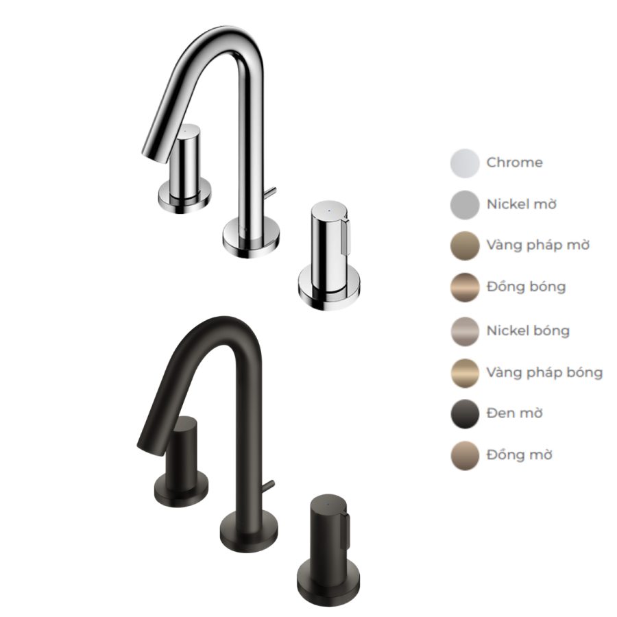 Vòi lavabo nóng lạnh GF TOTO TLG11201B