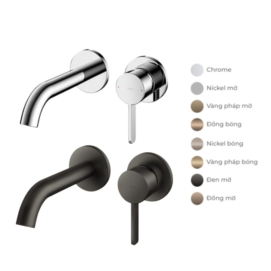 Vòi lavabo nóng lạnh TOTO TLG11307BA (TLG11307B) gắn tường GF Series