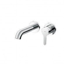 Hình ảnh thực tế Vòi chậu lavabo nóng lạnh bằng đồng Kanly GCV02
