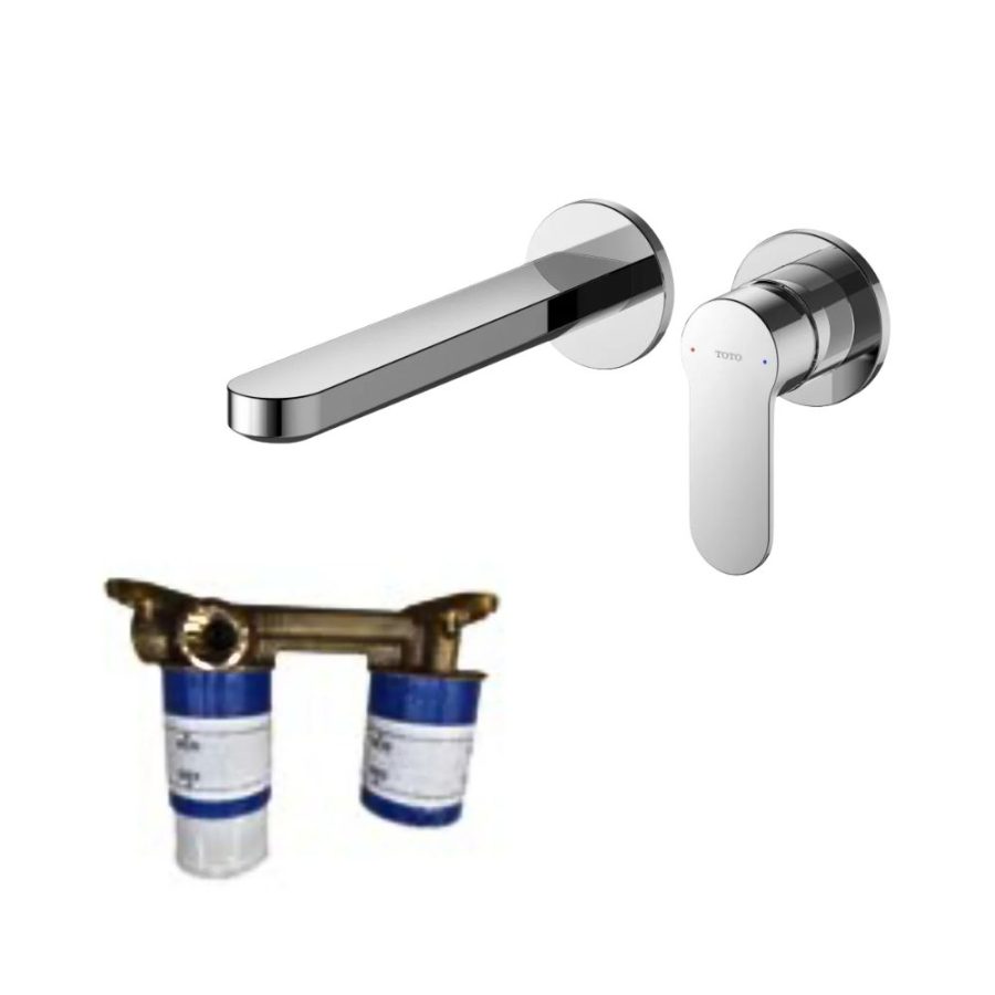 Vòi nóng lạnh TOTO TLS06308A/TLS01309B1 lavabo gắn tường LH kèm van âm
