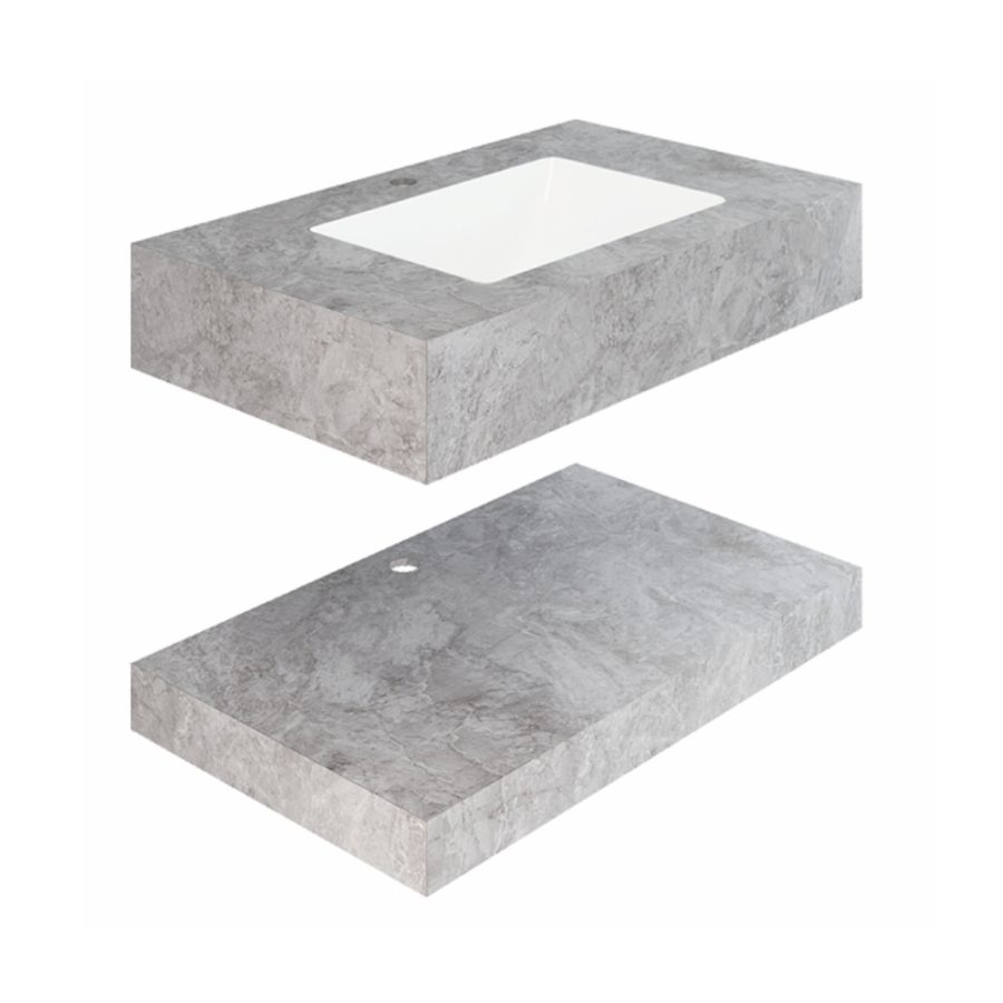Chậu lavabo âm bàn đá 2 tầng Viglacera VA5-9GP01