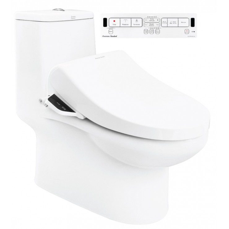 Bồn cầu 1 khối American Standard VF-1858PR (VF1858PR) nắp điện tử