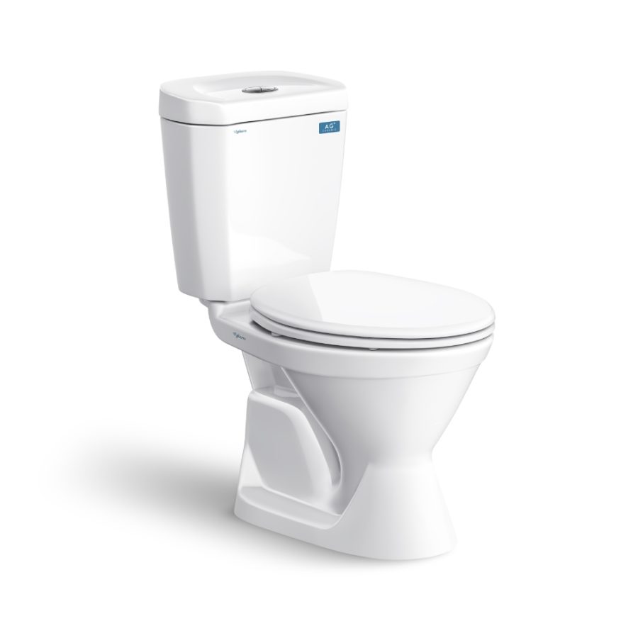 Bồn cầu 2 khối Viglacera VI66 nắp thường / nắp êm