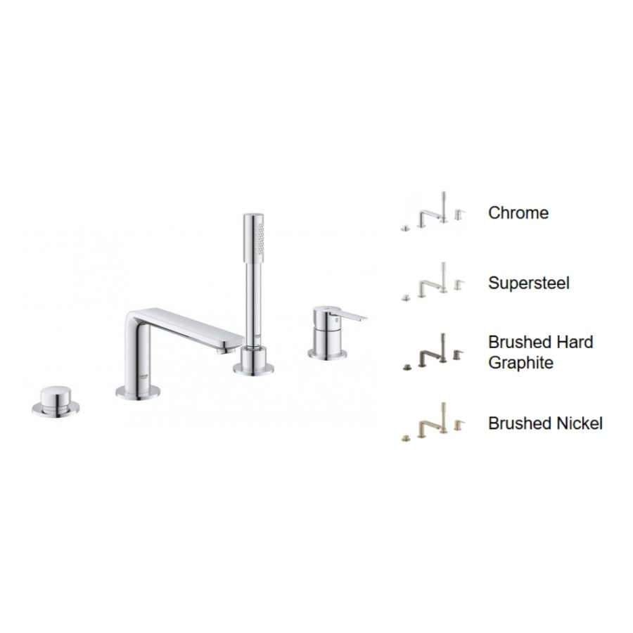 Vòi bồn tắm 4 lỗ nóng lạnh Lineare GROHE 19577001