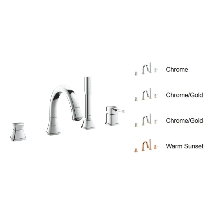Bộ vòi xả bồn 4 lỗ Grandera GROHE 19936IG0