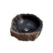 Hình ảnh thực tế Chậu lavabo đặt bàn Kanly bằng thuỷ tinh LK127