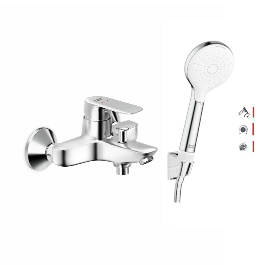 Bộ sen American Standard WF-1M11+WF-6145 nóng lạnh (WF1M11 + WF6145)